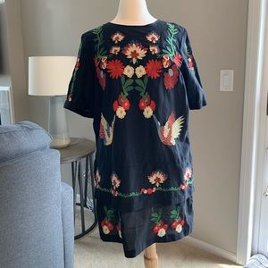 Zara Zach Embroidered Dress